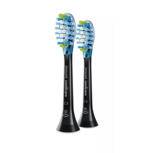 Philips Sonicare C3 Premium Plaque Defense Toothbrush Heads - Black