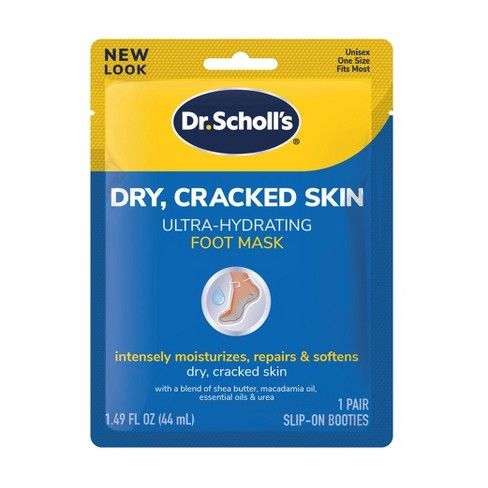 Dr. Scholl's Dry, Cracked Skin Ultra-Hydrating Foot Mask, 1 Pair