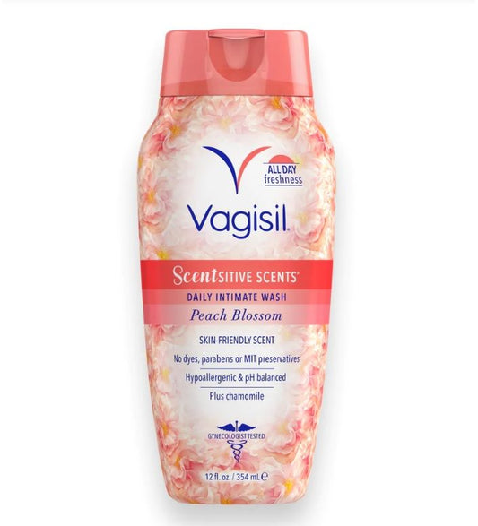 Vagisil Scentsitive Scents Daily Intimate Wash Peach Blossom, 354ml