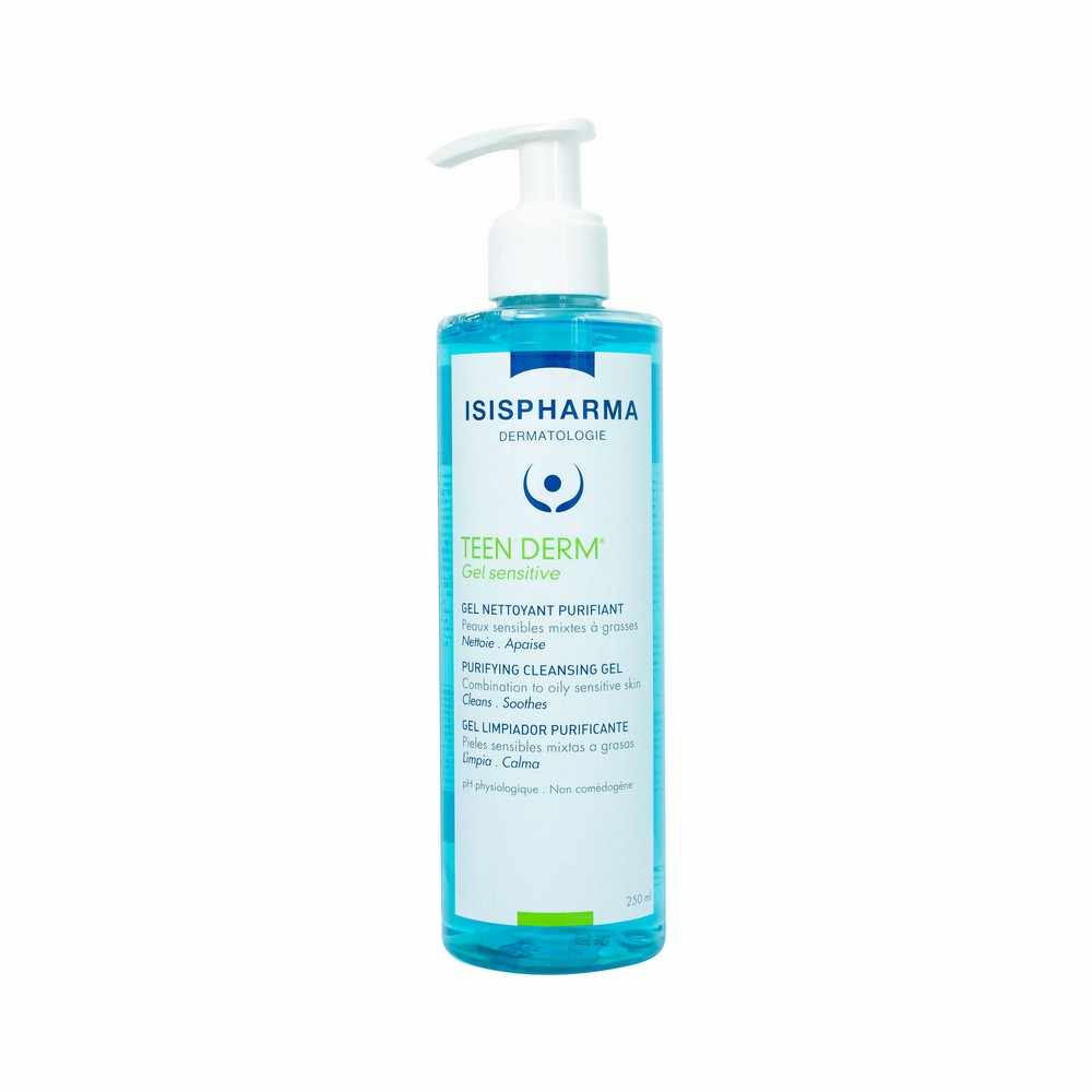 ISIS PHARMA TEEN DERM7704 SENSITIVE CLEANSER 250ML