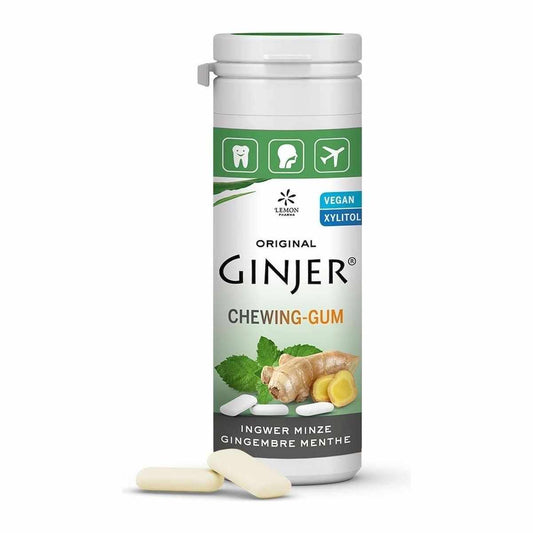 GINJER CHEWING GUM MINT 30G