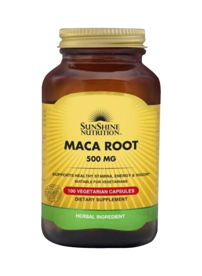 SUNSHINE MACA ROOT 500MG VEG CAPS 100S