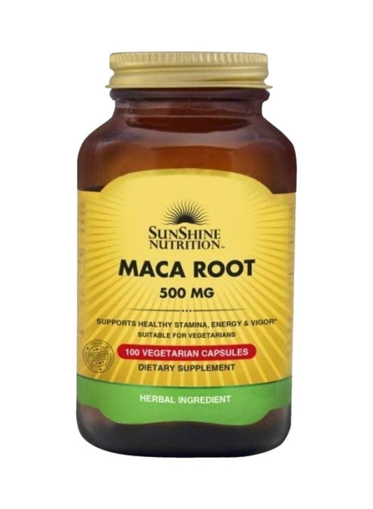 SUNSHINE MACA ROOT 500MG VEG CAPS 100S