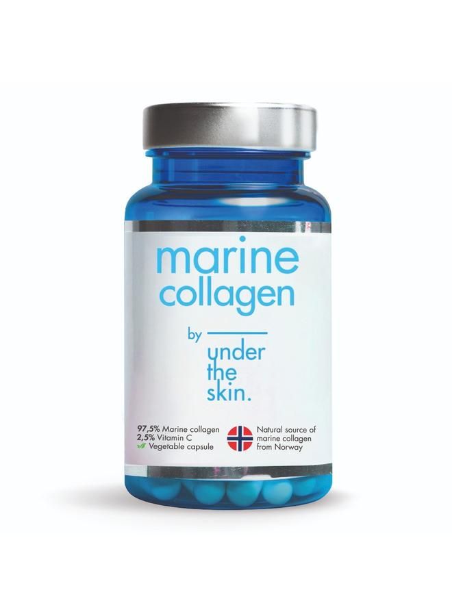UNDER THE SKIN MARINE COLLAGEN 800MG VEG CAP 60S