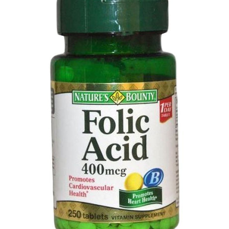 NB FOLIC ACID 400MCG TABS 250'S