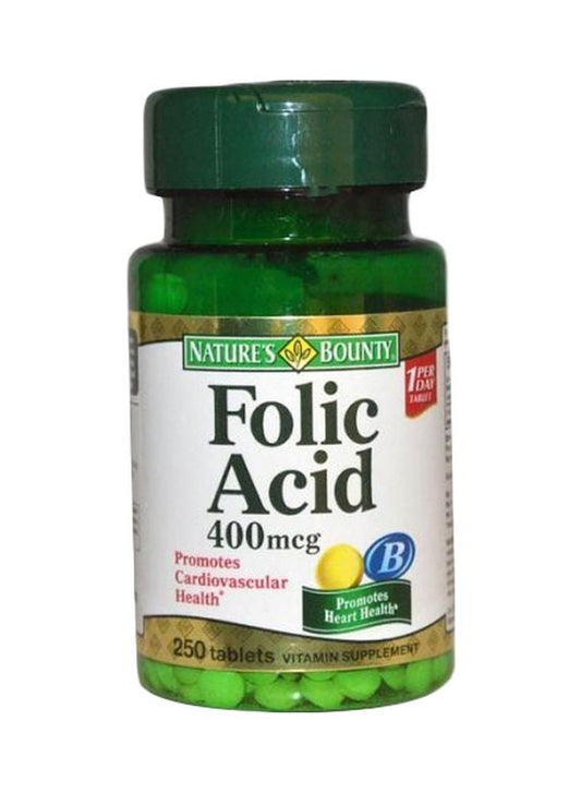 NB FOLIC ACID 400MCG TABS 250'S