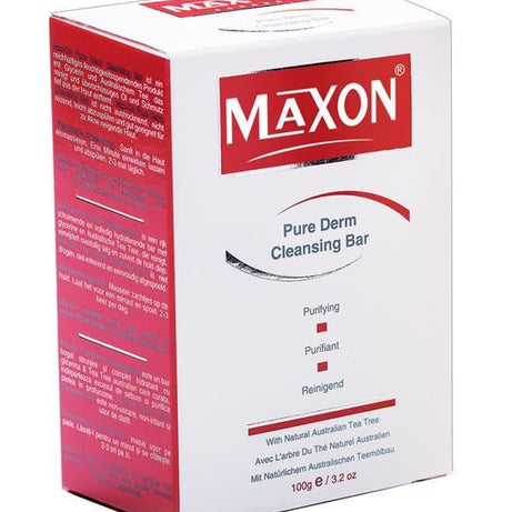 MAXON 0446 PURE DERM CLEANSING BAR 120G