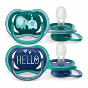 PHILIPIS AVENT SCF349/18  PACIFIER 18M+ BOY*2