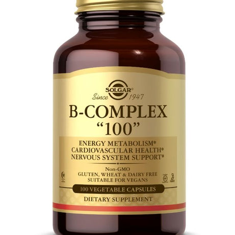 SOLGAR B COMPLEX 100 VEGICAPS 100'S