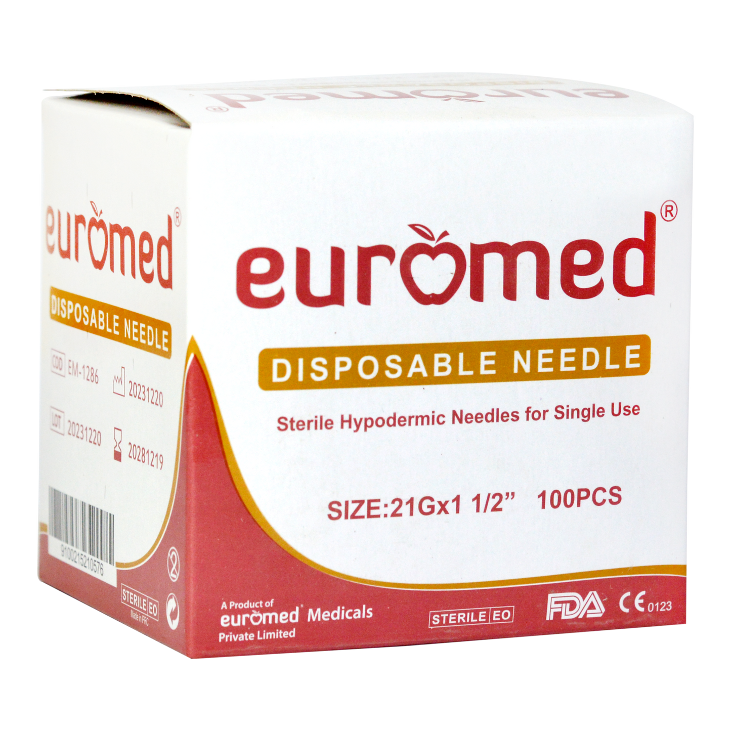MED DISPOSABLE NEEDLE 100S