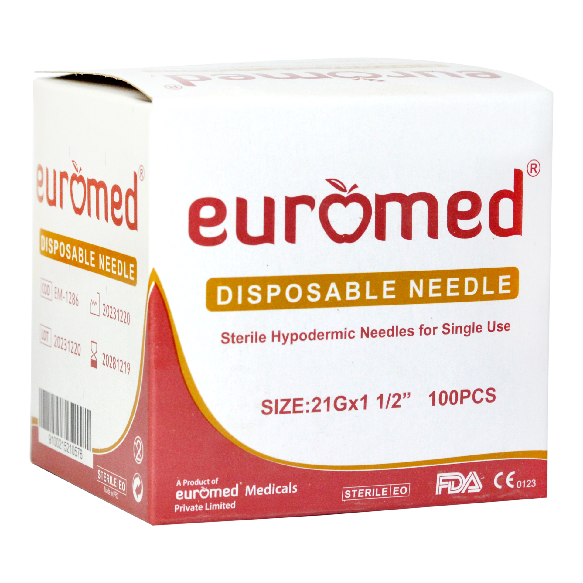 MED DISPOSABLE NEEDLE 100S