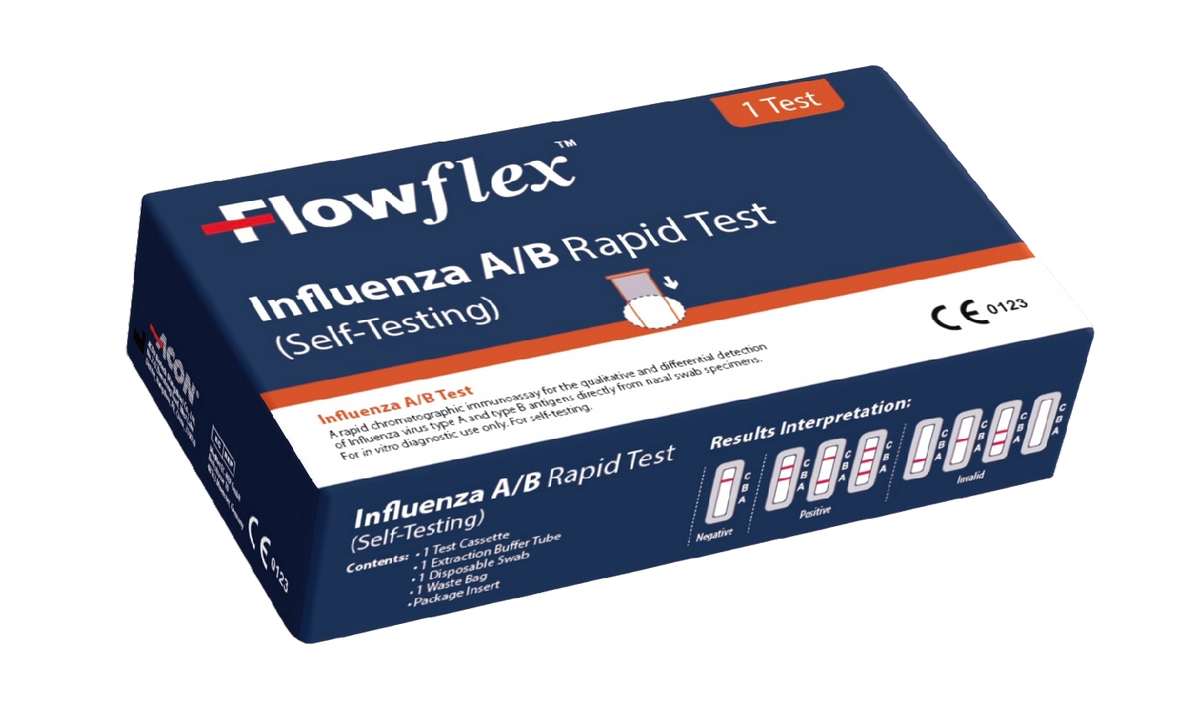 FLOWFLEX INFLUENZA A/B RAPID SELF-TEST 1S