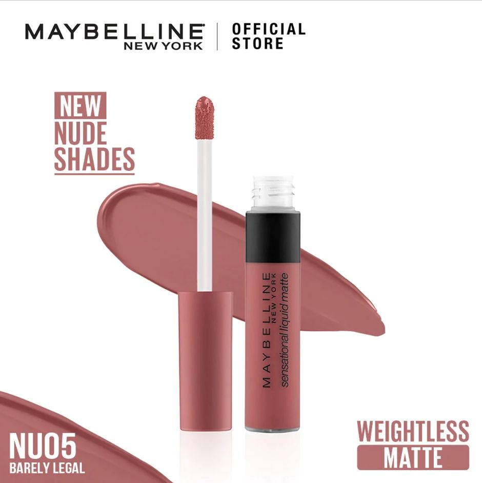 MAYBELLINE 8811 SENSATIONAL LIQ MATTE NU05