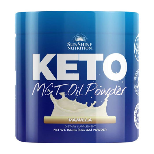 SUNSHINE KETO MCT POWDER VANILLA 156.8G