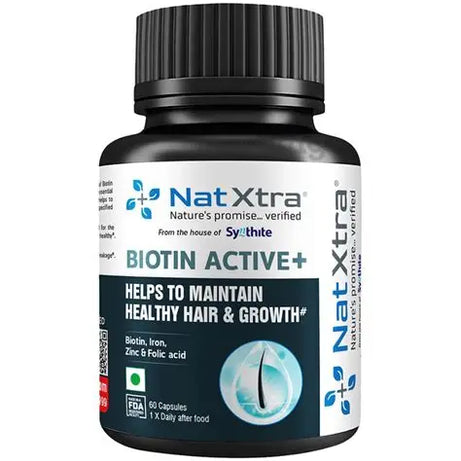 NATXTRA BIOTIN ACTIVE+ CAP 60S