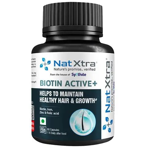 NATXTRA BIOTIN ACTIVE+ CAP 60S