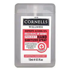 CORNELLS WELLNESS POCKET HAND SANITIZER SPRAY 15ML