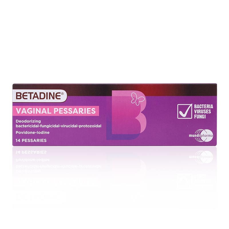 BETADINE VAGINAL PESS 14S