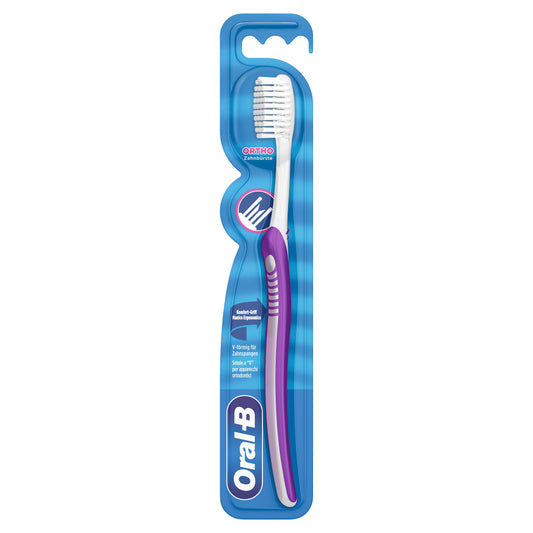 Oral-B Pro-Expert Ortho Orthodontic 35 Soft Manual Toothbrush, Assorted Colors, 1 Piece