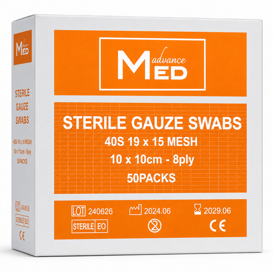 MED GAUZE SWAB STERILE 10CM