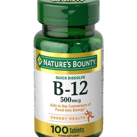NB VIT B-12 SUBLINGUAL 500 MCG 100,S