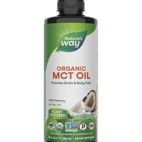 NATURE'S WAY 100% ORG MCT OIL 473ML