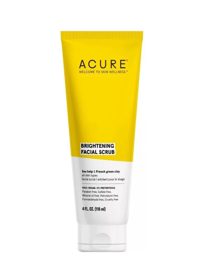 ACURE BRIGHTENING FACIAL SCRUB 118ML