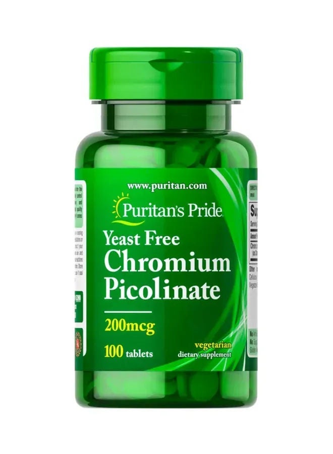 PP CHROMIUM PICOLINATE 200MCG 100TAB