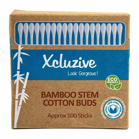 XCLUZIVE 8476 BAMBO STEM COTTON BUDS 100S