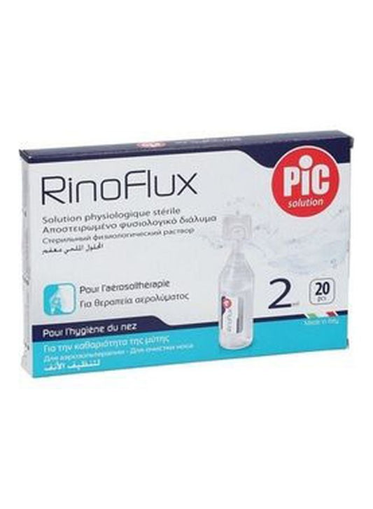 PIC RINOFLUX STERILE SALINE SOLUTION 2ML 20S