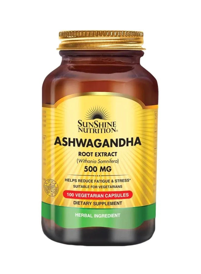 SUNSHINE ASHWAGANDHA 500MG VEG CAPS 100S