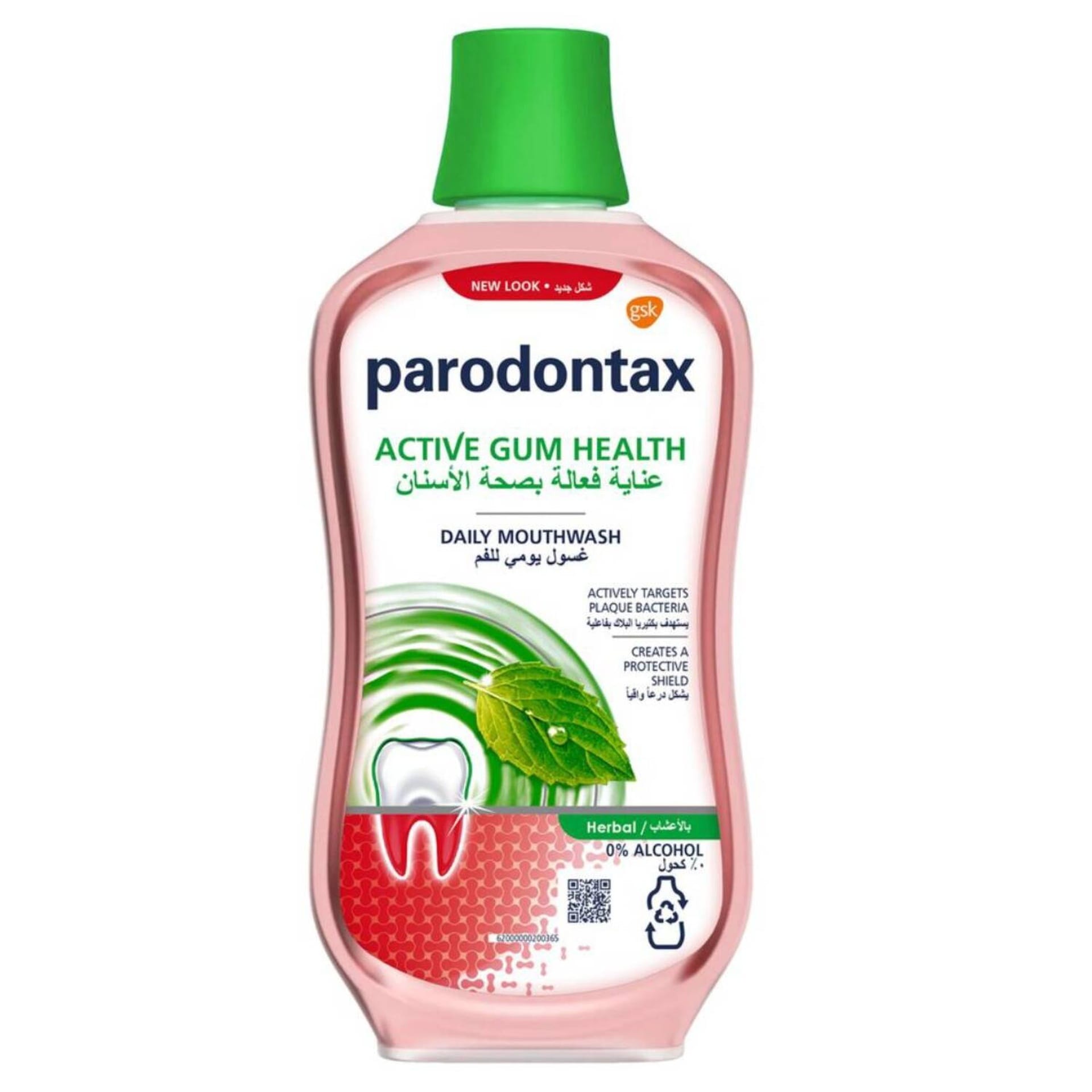 PARODONTAX M/WASH DAILY GUM CARE HERBAL 500ML