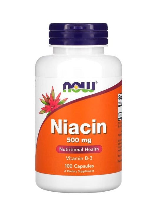 NOW NIACIN 500MG 100VEG CAPS