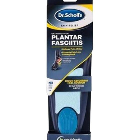 DR SCHOLLS 0370 ORTHOTICS PLANTAR FACITIS MEN