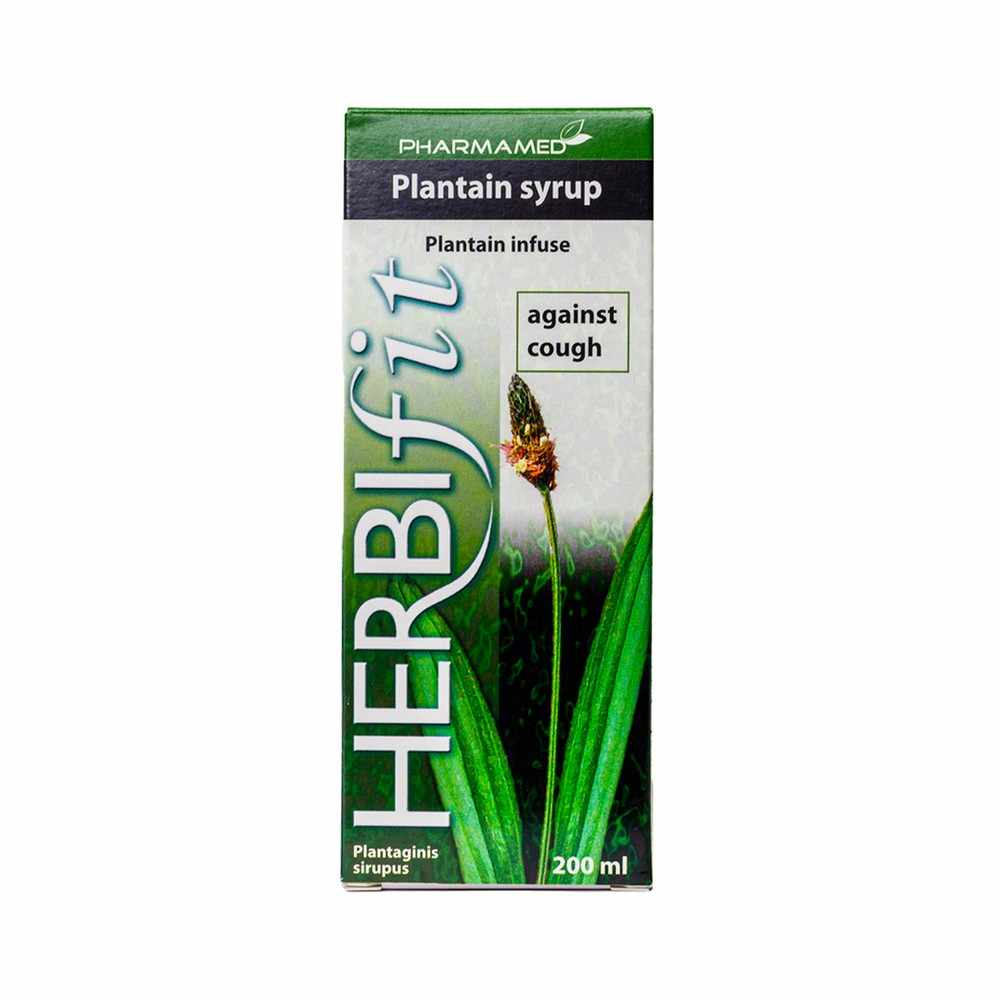 HERBIFIT PLANTAIN COUGH SYRUP 200ML