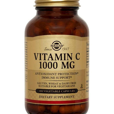 SOLGAR VIT C 1000MG VEG CAPS 100,S