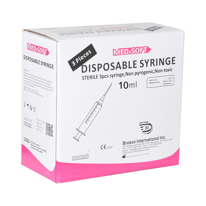MED DISPOSABLE SYRIGNE 10ML 100S