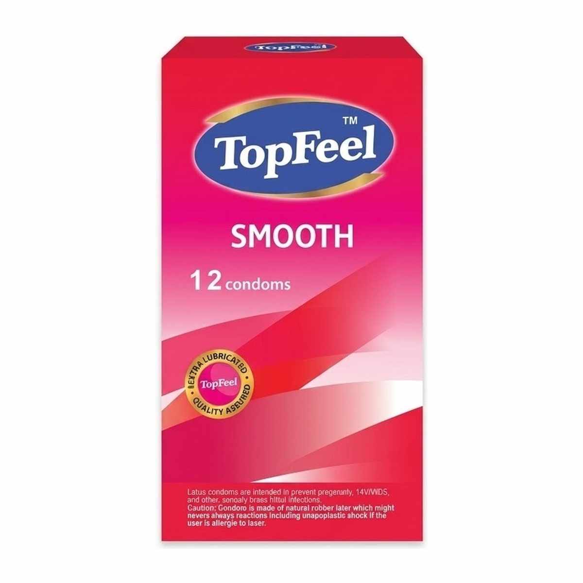 TOPFEEL CONDOMS SMOOTH 12S