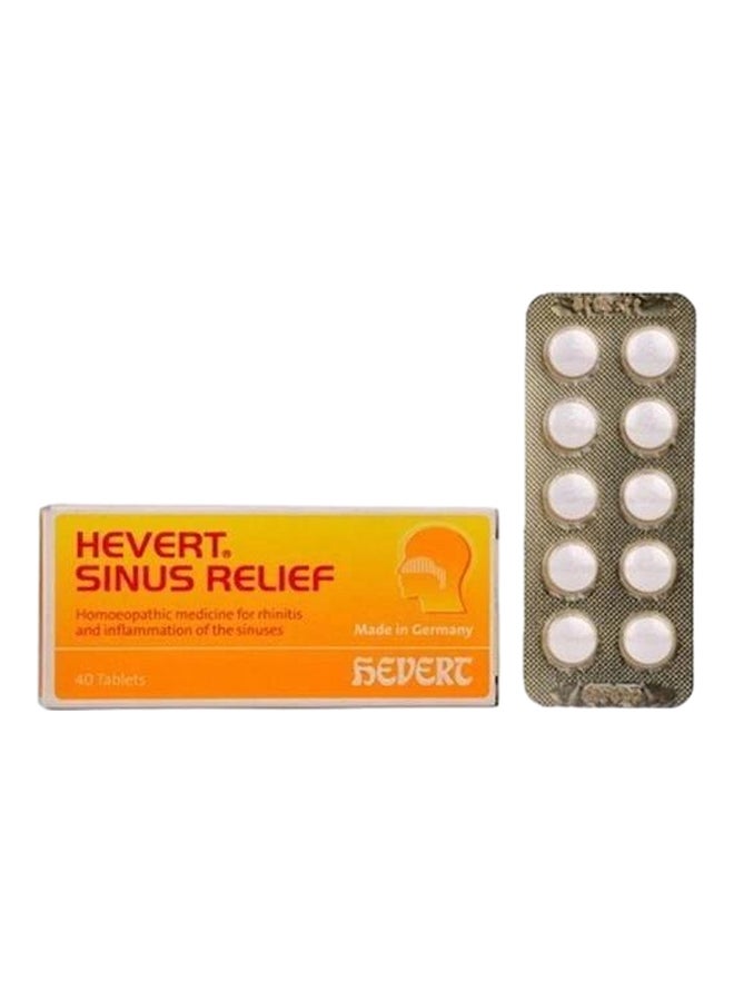 SINUSITIS HEVERT TABLETS 40’S