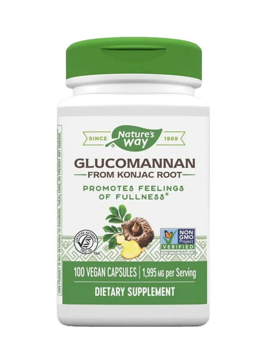 NATURE'S WAY GLUCOMANNAN VCAPS 100S