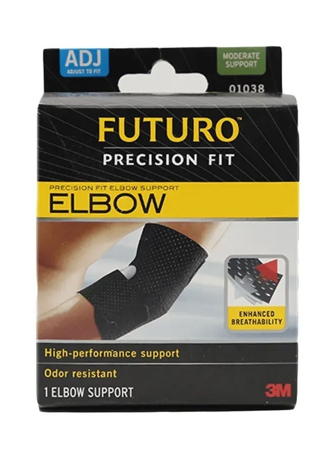 FUTURO INFINITY PRECISION FIT ELBO SUPPORT BLACK 1038/200630