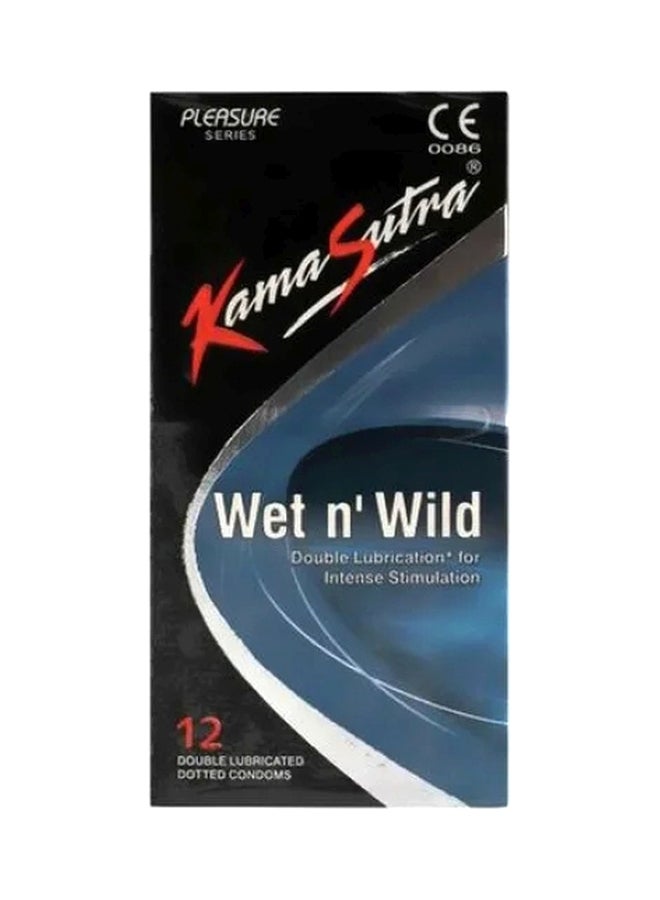 KAMA SUTRA WET N WILD CONDOM 12S