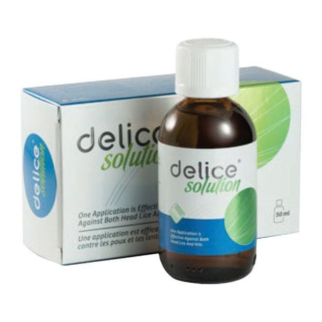DP DELICE SOLUTION HEAD LICE AND NITS 50ML
