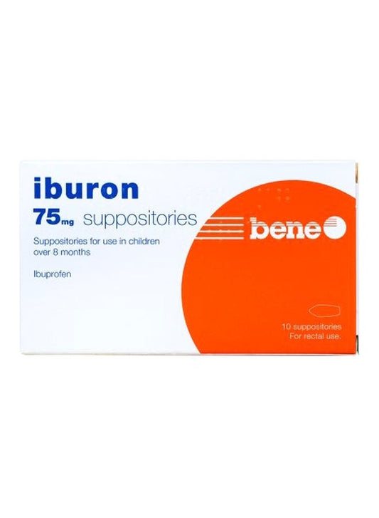 IBURON 75MG 10,S SUPPOSITORIES