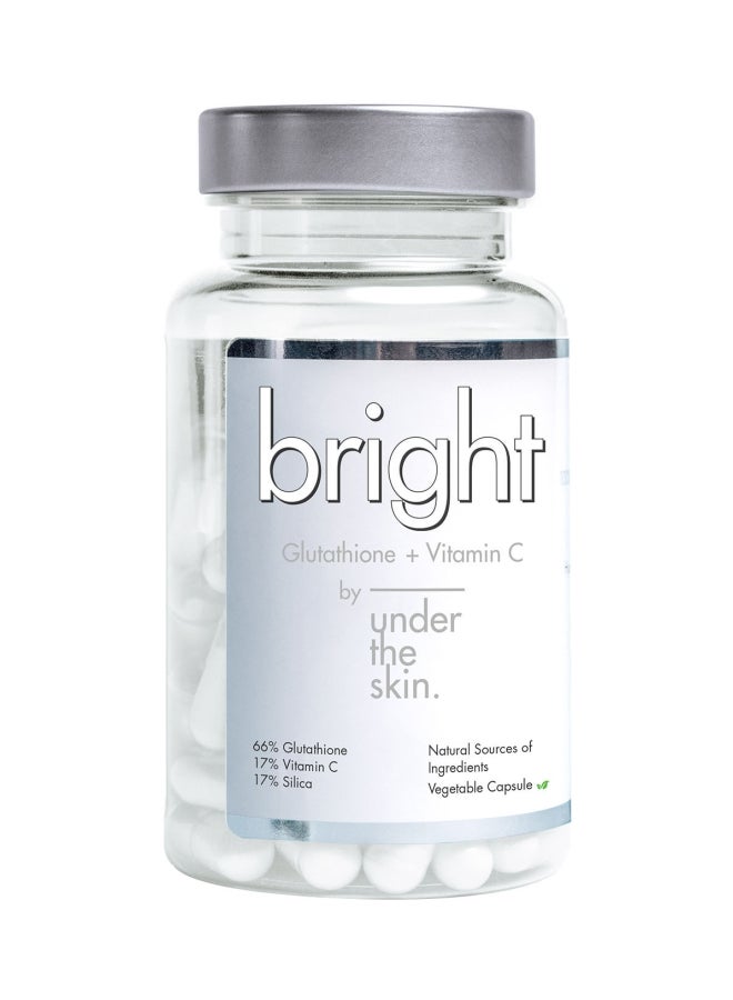 UNDER THE SKIN GLUTATHIONE+VIT C CAP 60S
