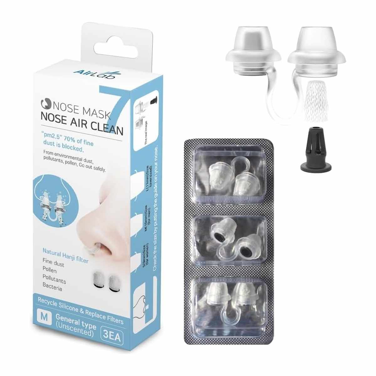 AIRLAB MASK NOSE AIR CLEAN 7 SIZE L (GENERAL TYPE)