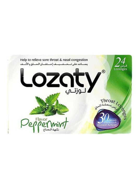 LOZATY LOZENGES PAPERMINT 24,S