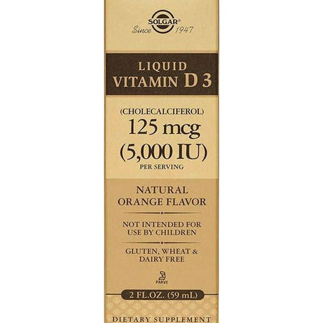 SOLGAR LIQUID VITAMIN D3 5000IU 59ML
