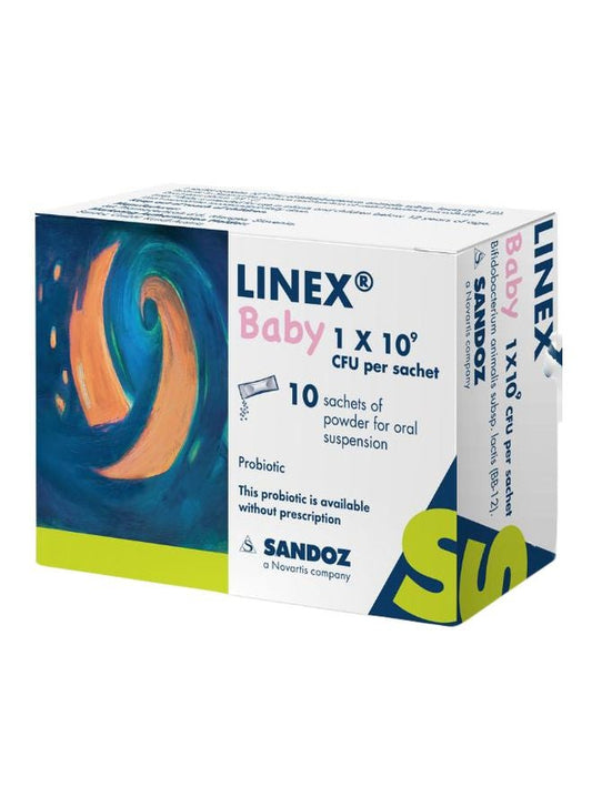 LINEX BABY 100MG SACHETS 10,S