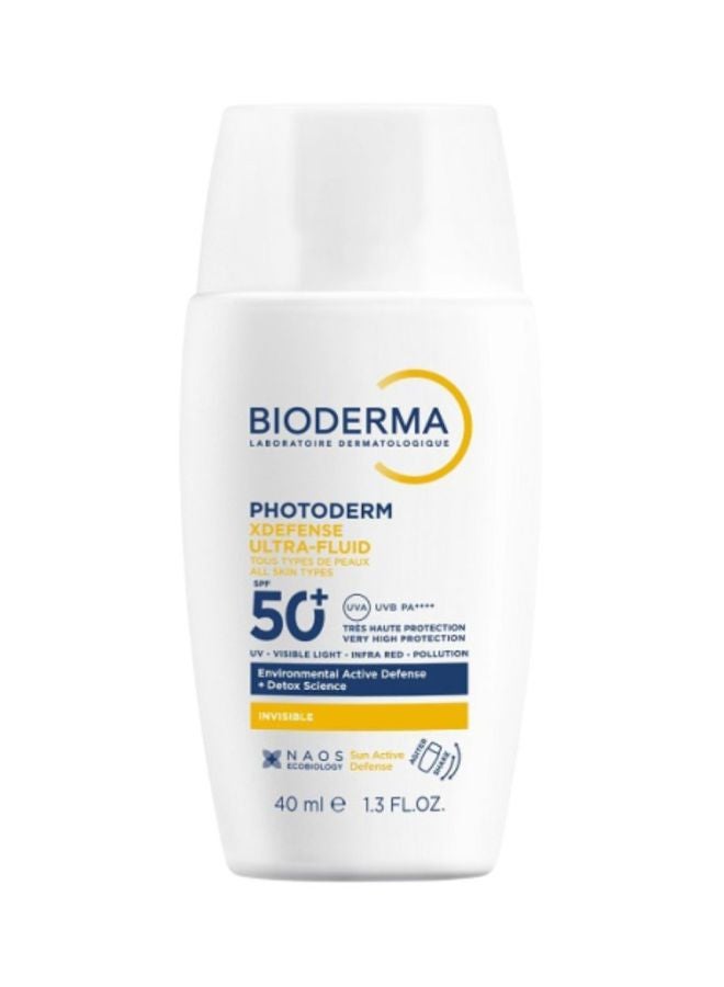 BDR XDEFENSE FLUIDE SPF50+INVISIBLE 40ML